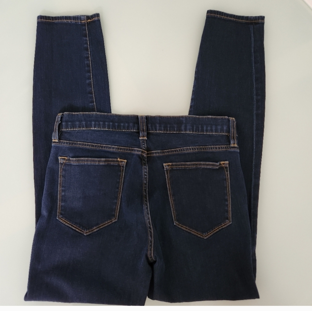 J. Crew Women's Dark Blue Skinny Jeans - Picture 4 of 7